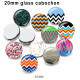 10pcs/lot  color  Pattern glass picture printing products of various sizes  Fridge magnet cabochon