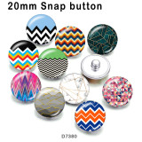 10pcs/lot  color  Pattern glass picture printing products of various sizes  Fridge magnet cabochon