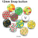 10pcs/lot  color  Pattern glass picture printing products of various sizes  Fridge magnet cabochon