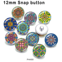10pcs/lot  mandala  glass picture printing products of various sizes  Fridge magnet cabochon