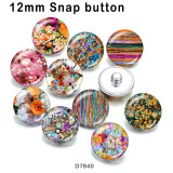 10pcs/lot  color  pattern  glass picture printing products of various sizes  Fridge magnet cabochon