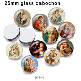 10pcs/lot  Faith  Family  glass picture printing products of various sizes  Fridge magnet cabochon