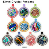 10pcs/lot  color  pattern  glass picture printing products of various sizes  Fridge magnet cabochon