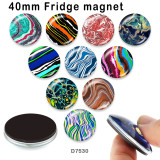 10pcs/lot  color  pattern  glass picture printing products of various sizes  Fridge magnet cabochon