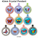 10pcs/lot Flag  Butterfly  USA  glass picture printing products of various sizes  Fridge magnet cabochon