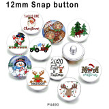 10pcs/lot  Christmas  glass picture printing products of various sizes  Fridge magnet cabochon
