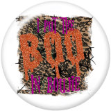 20MM  Halloween  Print   glass  snaps buttons