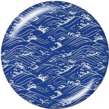 20MM  Pattern  Print   glass  snaps buttons