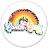20MM  rainbow  Paia  Admin  Apple  Print   glass  snaps buttons