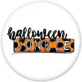 20MM  Halloween  Print   glass  snaps buttons