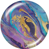 20MM  Pattern  Print   glass  snaps buttons