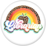 20MM  rainbow  Paia  Admin  Apple  Print   glass  snaps buttons