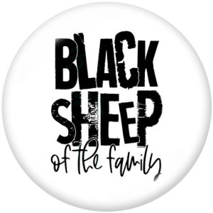20MM  RODEO  I May  be wrong  Print   glass  snaps buttons