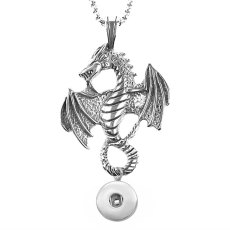 Dragon chain 60CM long stainless steel  fit 20MM chunks snaps jewelry