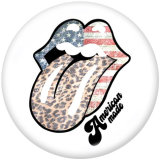 20MM USA  Chieks  Print   glass  snaps buttons