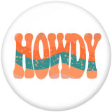 20MM  mom  howdy  Print   glass  snaps buttons