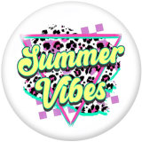 20MM  MOM  Car  Print   glass  snaps buttons