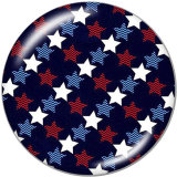 20MM  MOM   Ribbon  skull   Print  glass  snaps buttons