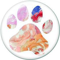 20MM  Ribbon  princess  Christmas   Print  glass  snaps buttons