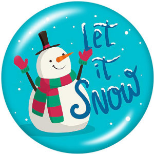 20MM  Snowman  Harley  skull  Unicorn  Print  glass  snaps buttons