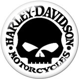 20MM Harley  MOM  Print  glass  snaps buttons