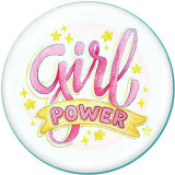 20MM  Princess  Print  glass  snaps buttons