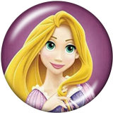 20MM  Princess  Print  glass  snaps buttons