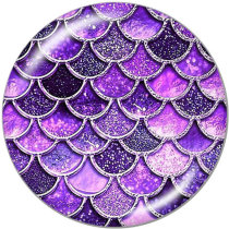 20MM  Princess  Print  glass  snaps buttons