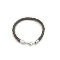 5pcs/bag Stainless steel leather cord buckle Bucket Ding bell lobster clasp Bracelet necklace connecting clasp