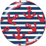 20MM  Butterfly  Christmas  Print  glass  snaps buttons