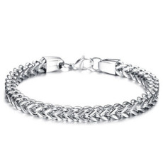 Fashionable and simple stainless steel men's bracelet, multi-ring and multi-layer jewelry, stainless steel jewelry chain, men's bracelet