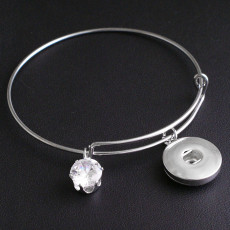 Iron bracelet 1 buttons snap silver bracelet fit snaps jewelry