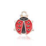 2CM Alloy Cartoon Christmas Halloween Mickey Mermaid Drop Oil Pendant Necklace Bracelet Accessories