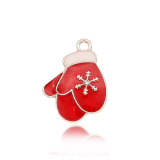 2CM Alloy Cartoon Christmas Halloween Mickey Mermaid Drop Oil Pendant Necklace Bracelet Accessories