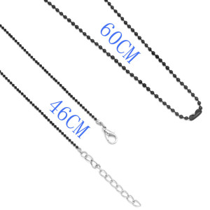Various length styles of metal Black plated Iron chain fashion  chain fit all jewelry