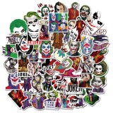 Contains 50 non-repetitive movie clown stickers luggage suitcase notebook car personalized decoration graffiti waterproof stickers