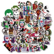 Contains 50 non-repetitive movie clown stickers luggage suitcase notebook car personalized decoration graffiti waterproof stickers