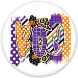 20MM  Halloween   Print  glass  snaps  buttons
