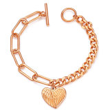 Temperament all-match bracelet stainless steel wings love ladies bracelet