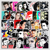 51 Elvis Elvis Graffiti Stickers Luggage Laptop Car Phone Decoration Waterproof Stickers