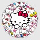 50 KT cat graffiti stickers, cute cartoon mobile phone water cups, flat luggage pvc waterproof stickers