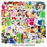 53 Toy Story Anime Cartoon Stickers, Luggage Tablet PC Decoration Waterproof Stickers, Car Stickers