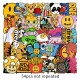 54 non-repetitive DREW luggage stickers cartoon car dead flying bicycle ceramic cup waterproof stickers