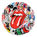 57 non-repetitive tide brand joint waterproof stickers, luggage refrigerator stickers waterproof stickers