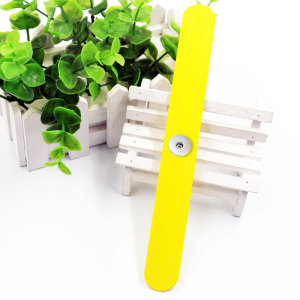 Creative papa circle Silica gel Hot Sale Trendy Snap Button Bracelet Bangles fit 20MM Snap Jewelry fun gift