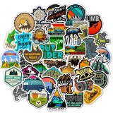 50 outdoor travel personalized graffiti stickers stickers Amazon hot luggage bicycle skateboard waterproof stickers