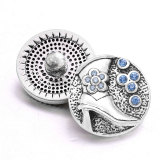 20MM  Ladies boots with Rhinestone snap buttons