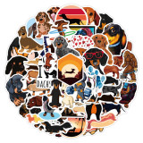 50 New Dachshund Dog Graffiti Stickers Waterproof Luggage Laptop Scooter Water Cup Stickers