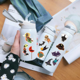 50 non-repeating Halloween theme Christmas Fright Night stickers Personality holiday decoration graffiti stickers stickers