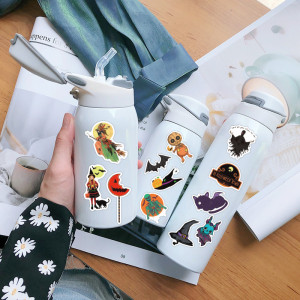 50 non-repeating Halloween theme Christmas Fright Night stickers Personality holiday decoration graffiti stickers stickers